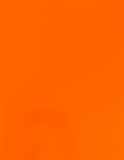 Glossy Orange 9 x 12 Standard Folders