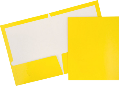 Orange Journal Primary Glossy Folders, 3/4 Inch Binders, and Orange Journal Pack