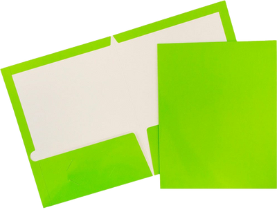 Orange Journal Primary Glossy Folders, 3/4 Inch Binders, and Orange Journal Pack