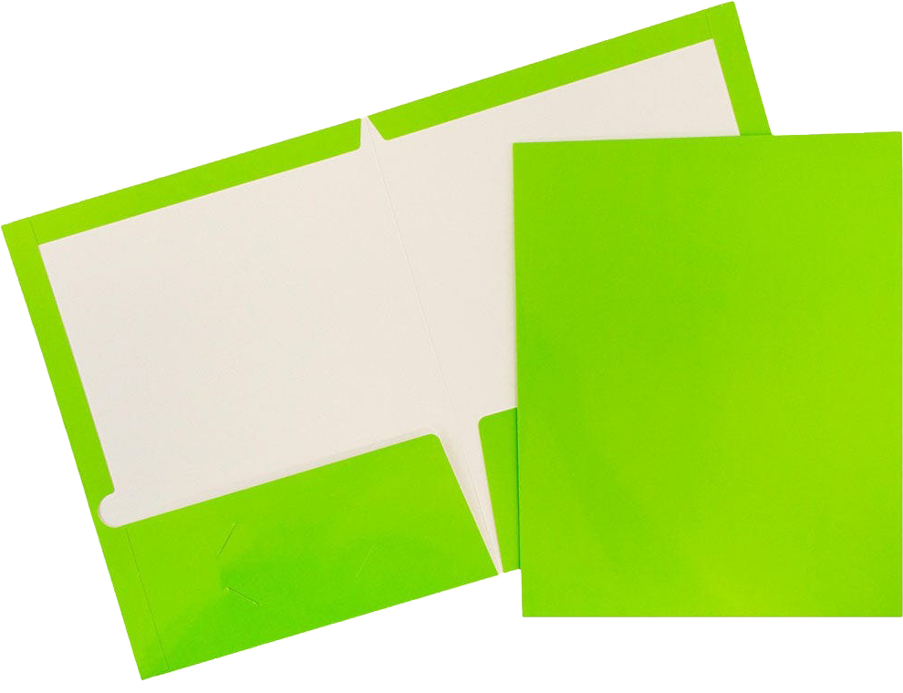 Orange Journal Primary Glossy Folders, 3/4 Inch Binders, and Orange Journal Pack