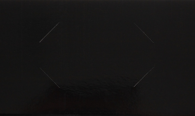 Glossy Black 9 x 12 Standard Folders