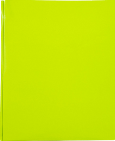 Assorted Fashion 9 x 12 Glossy with Clips Folders - 6 Pack