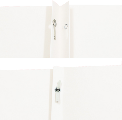 Assorted Fashion 9 x 12 Glossy with Clips Folders - 6 Pack