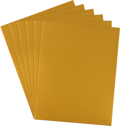 Glossy Gold 9 x 12 Standard Folders
