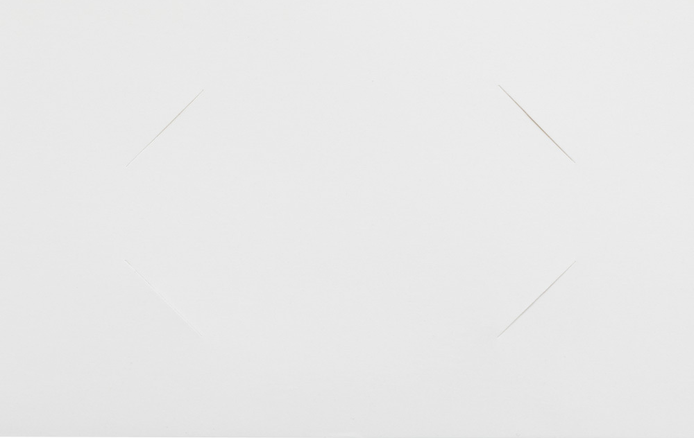 Glossy White 9 x 12 3 Hole Punch Folders