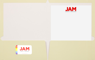 Glossy Ivory 9 x 12 Standard Folders