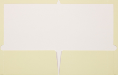 Glossy Ivory 9 x 12 Standard Folders
