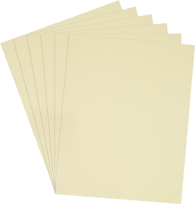 Glossy Ivory 9 x 12 Standard Folders