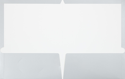 Glossy Silver 9 x 12 Standard Folders