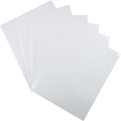 Glossy Silver 9 x 12 Standard Folders