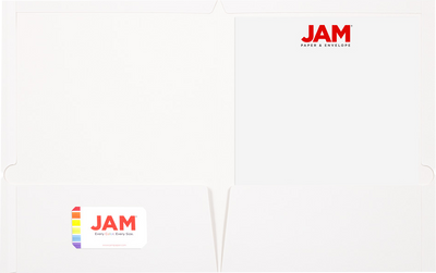 Glossy White 9 1/4 x 11 1/2 Standard Folders