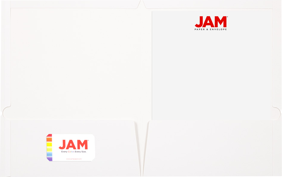 Glossy White 9 1/4 x 11 1/2 Standard Folders