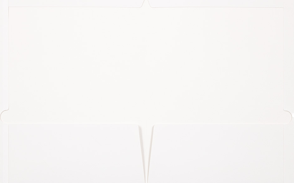 Glossy White 9 1/4 x 11 1/2 Standard Folders