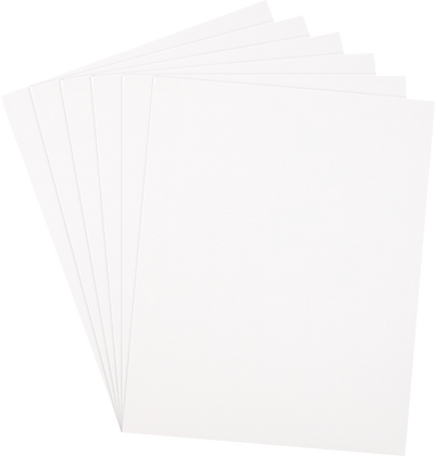Glossy White 9 1/4 x 11 1/2 Standard Folders