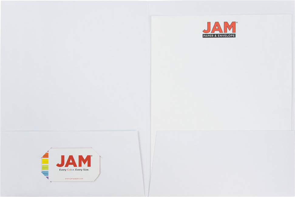 Assorted Business 9 x 12 Linen Folders - 6 Pack