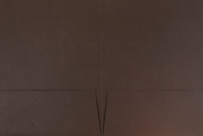 Chocolate Brown Linen 9 x 12 Folders