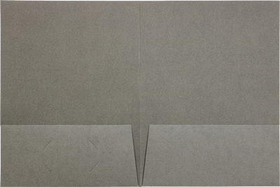 Assorted Primary 9 x 12 Linen Folders - 6 Pack