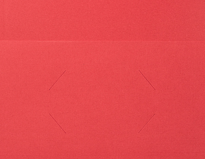 Assorted Primary 9 x 12 Linen Folders - 6 Pack