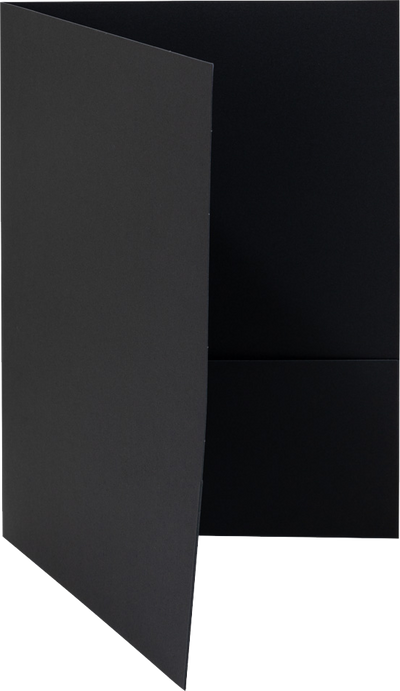 Assorted Primary 9 x 12 Linen Folders - 6 Pack