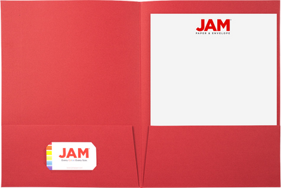 Red Linen 9 x 12 Folders