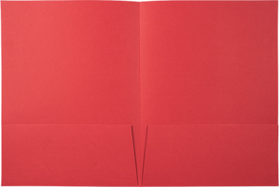 Red Linen 9 x 12 Folders