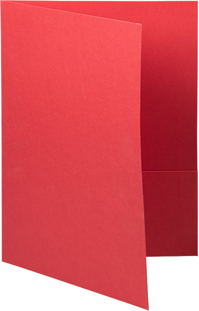 Red Linen 9 x 12 Folders