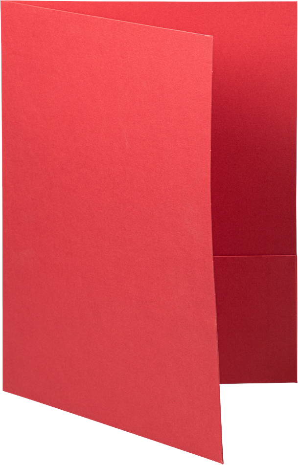 Red Linen 9 x 12 Folders