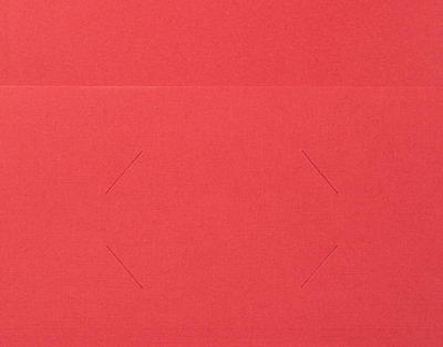 Red Linen 9 x 12 Folders