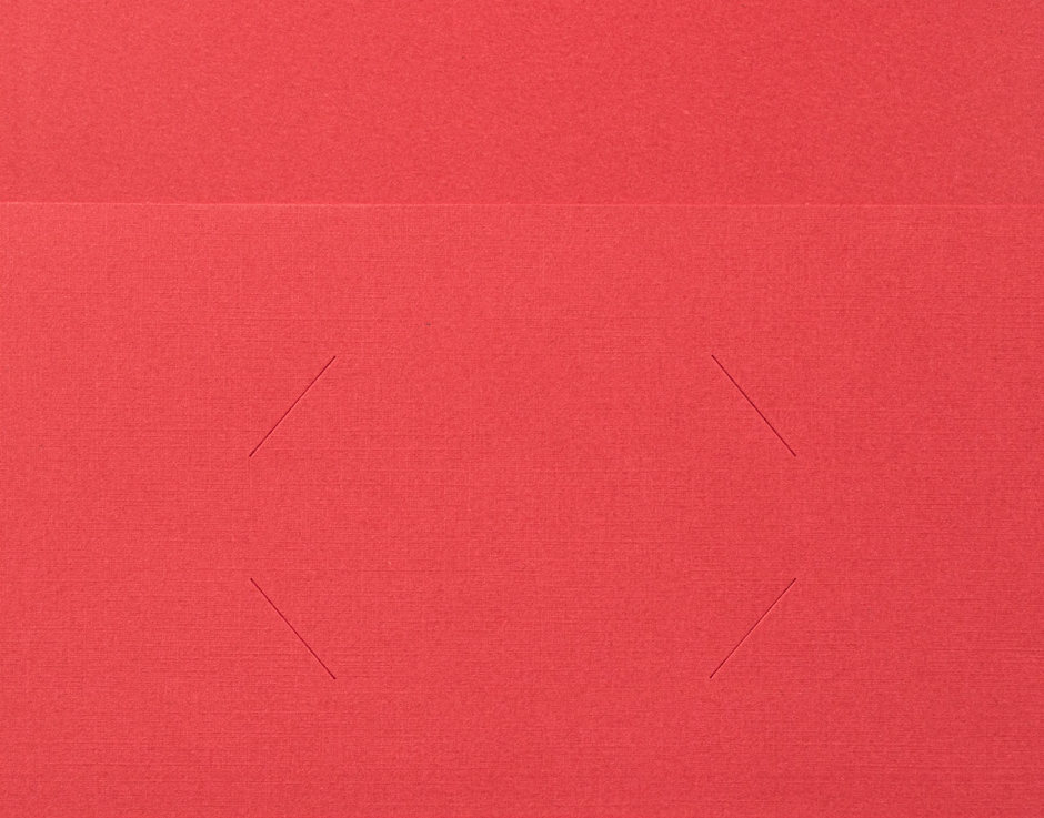 Red Linen 9 x 12 Folders