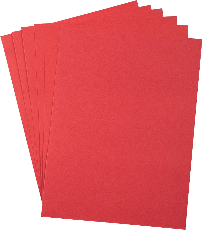 Red Linen 9 x 12 Folders