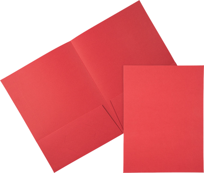 Red Linen 9 x 12 Folders