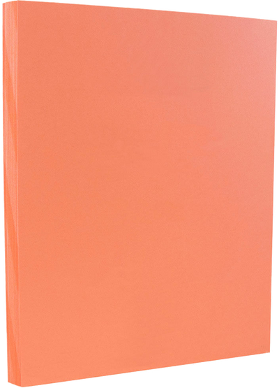 Salmon Pink 110lb 8 1/2 x 11 Cardstock