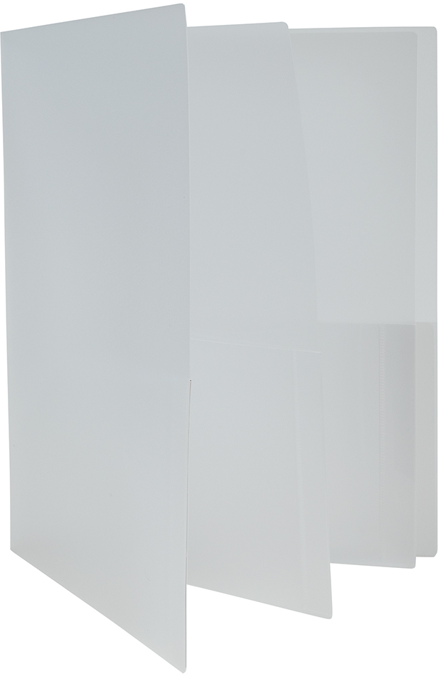 Clear 9 x 12 Plastic 6 Pocket Folders