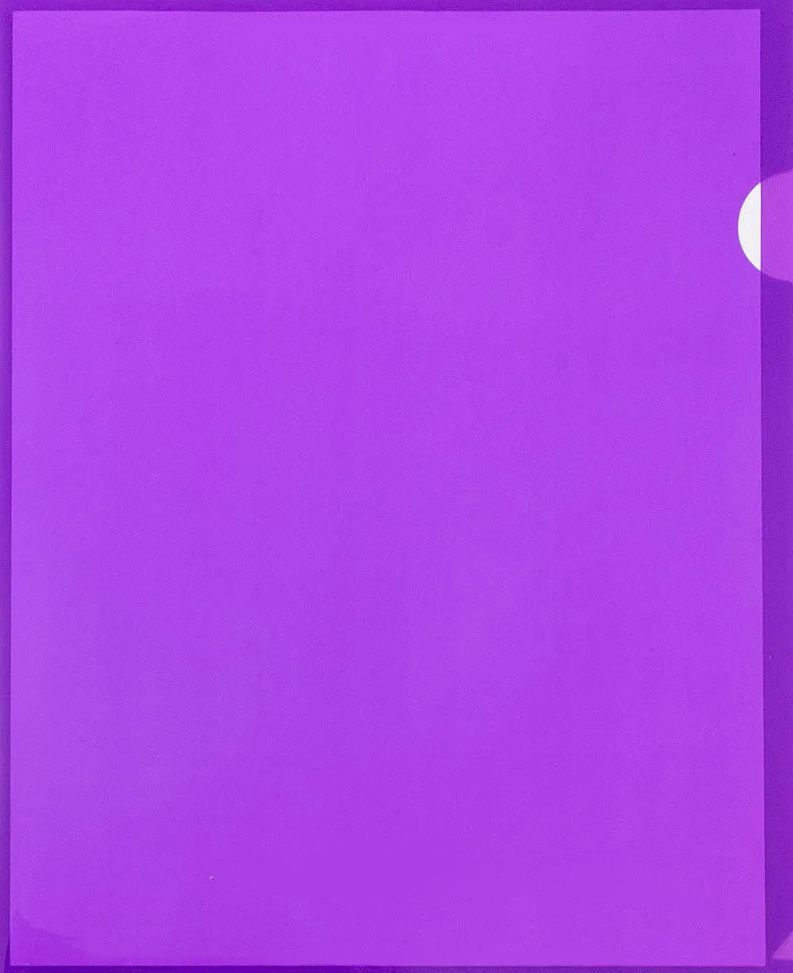 Purple 9 x 11 1/2 Plastic Sleeves