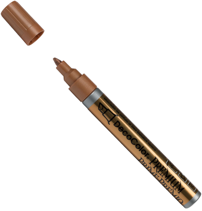 Copper Opaque Chisel Tip Paint Marker