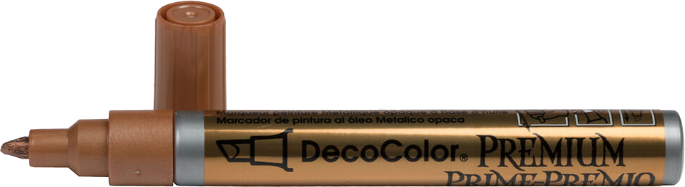 Copper Opaque Chisel Tip Paint Marker