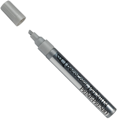 Silver Opaque Chisel Tip Paint Marker