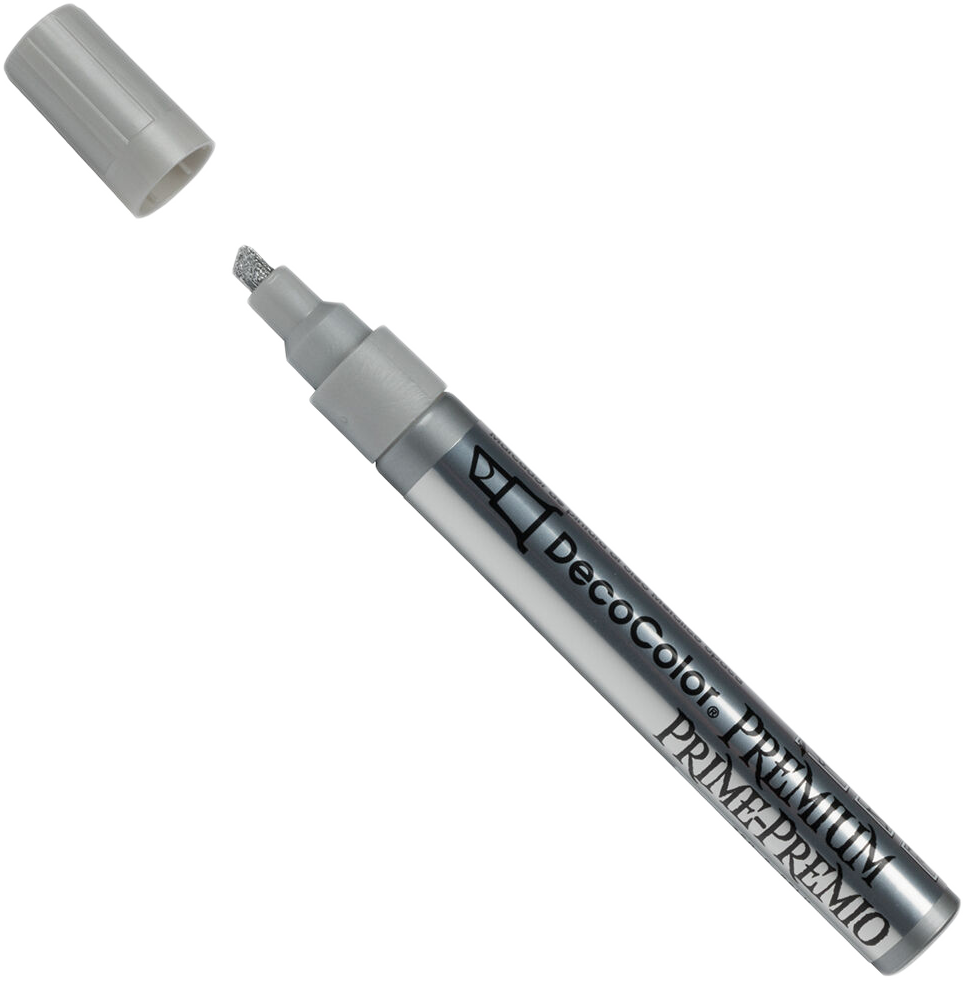 Silver Opaque Chisel Tip Paint Marker