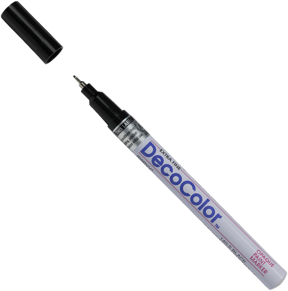 Black Opaque Extra Fine Line Paint Marker