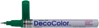 Green Opaque Extra Fine Line Paint Marker