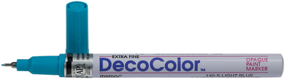 Light Blue Opaque Extra Fine Line Paint Marker