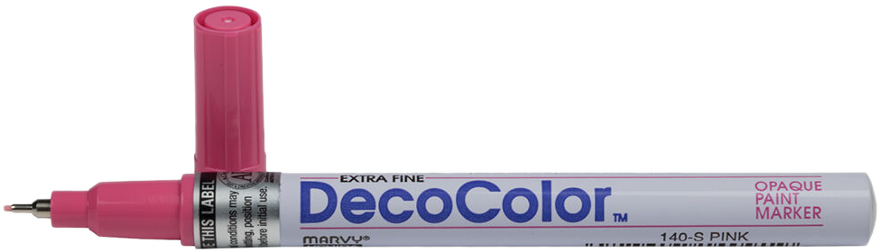 Pink Opaque Extra Fine Line Paint Marker