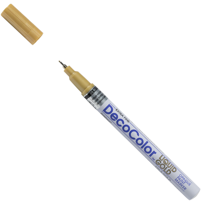 Gold Opaque Extra Fine Line Paint Marker