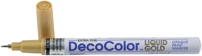 Gold Opaque Extra Fine Line Paint Marker