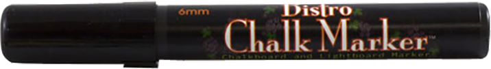 Black Broad Point Chalk Marker