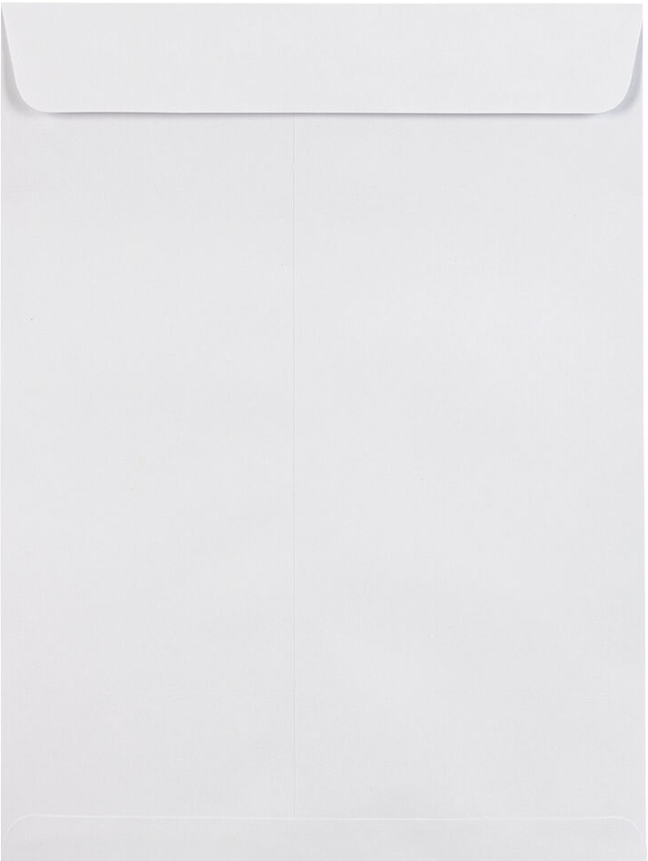 White 28lb 9 x 12 Open End Envelopes with Peel & Seal