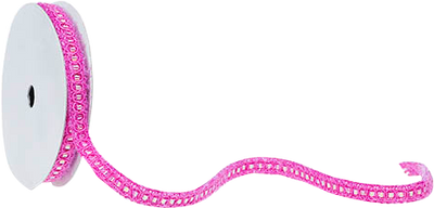 Fuchsia Nylon Knit 3 Yards Ribbon