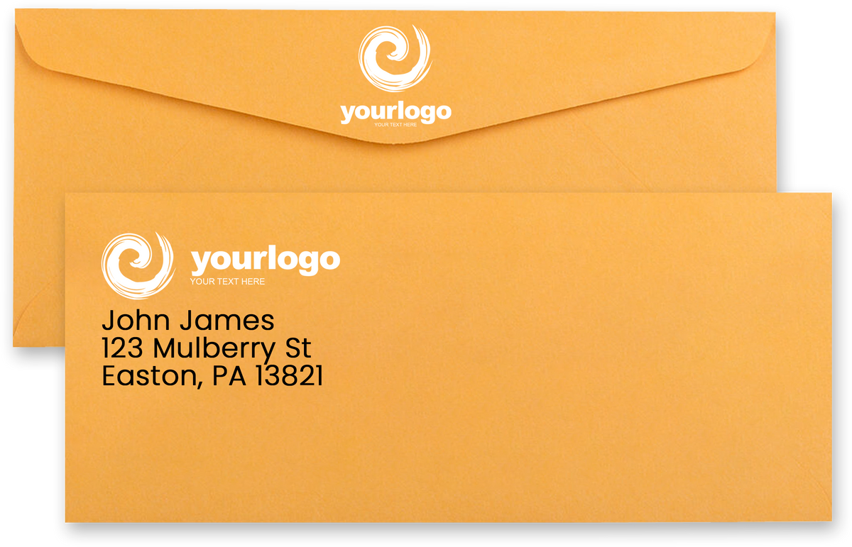 Brown Kraft 28lb #10 Regular Envelopes (4 1/8 x 9 1/2)