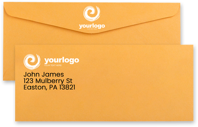 Brown Kraft 28lb #10 Regular Envelopes (4 1/8 x 9 1/2)