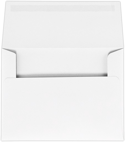 White 24lb A6 Machine Insertable Envelopes (4 3/4 x 6 1/2)